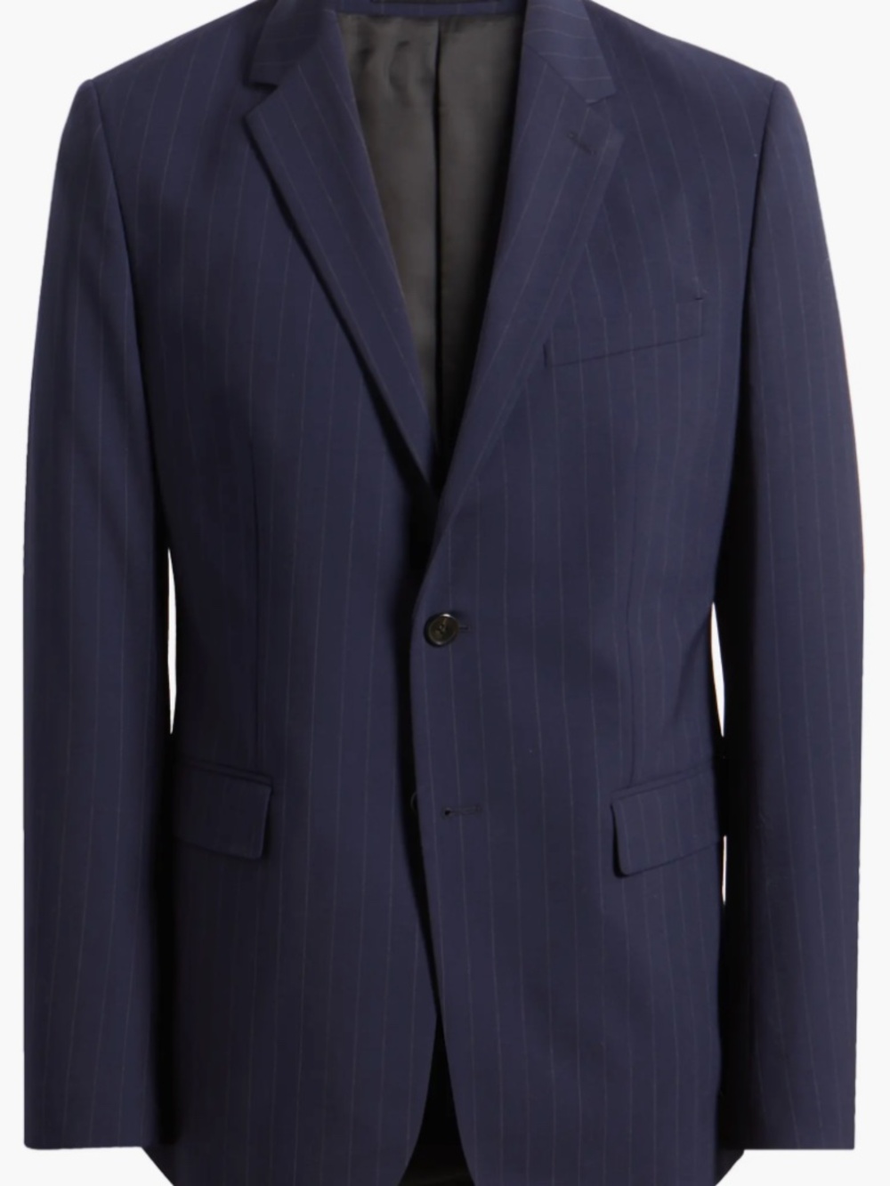 New Theory Chambers Pinstripe Wool Blend Blazer (Size: 38R) - Picture 12 of 12